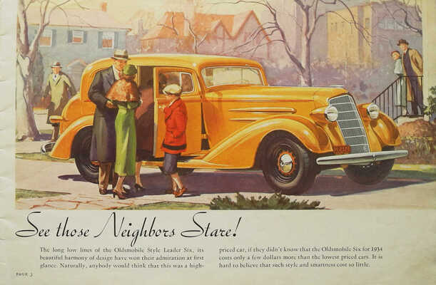 Лот из трех рекламных буклетов
марки Oldsmobile